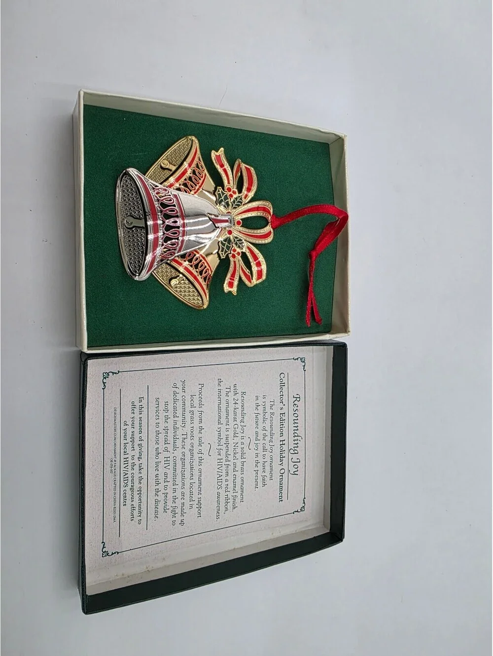 Collector's Edition Resounding Joy Holiday Ornament with 24-Karat Gold Finish